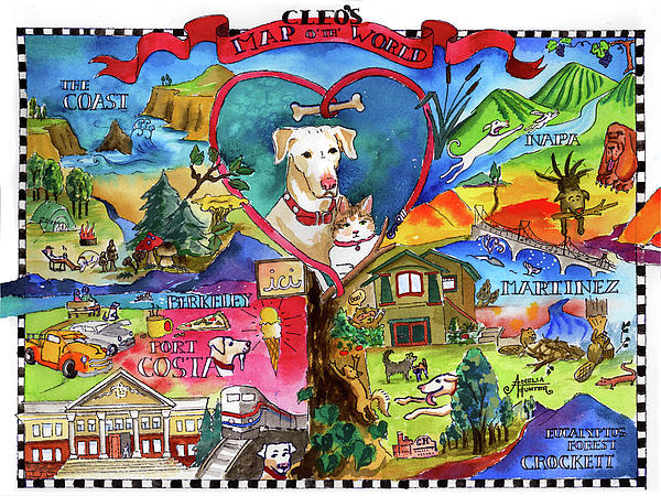 Cleos Map O Th World Painting